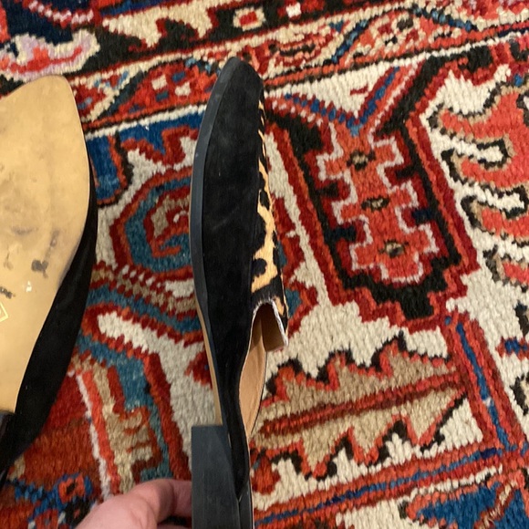 Velvet leopard mules - Picture 7 of 7